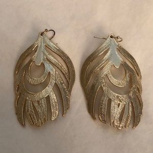 Kendra Scott Large Gold Feather